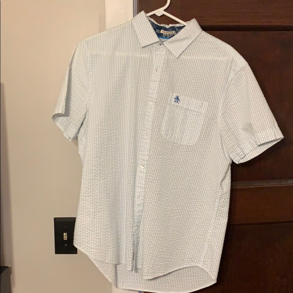 Penguin sear sucker shirt